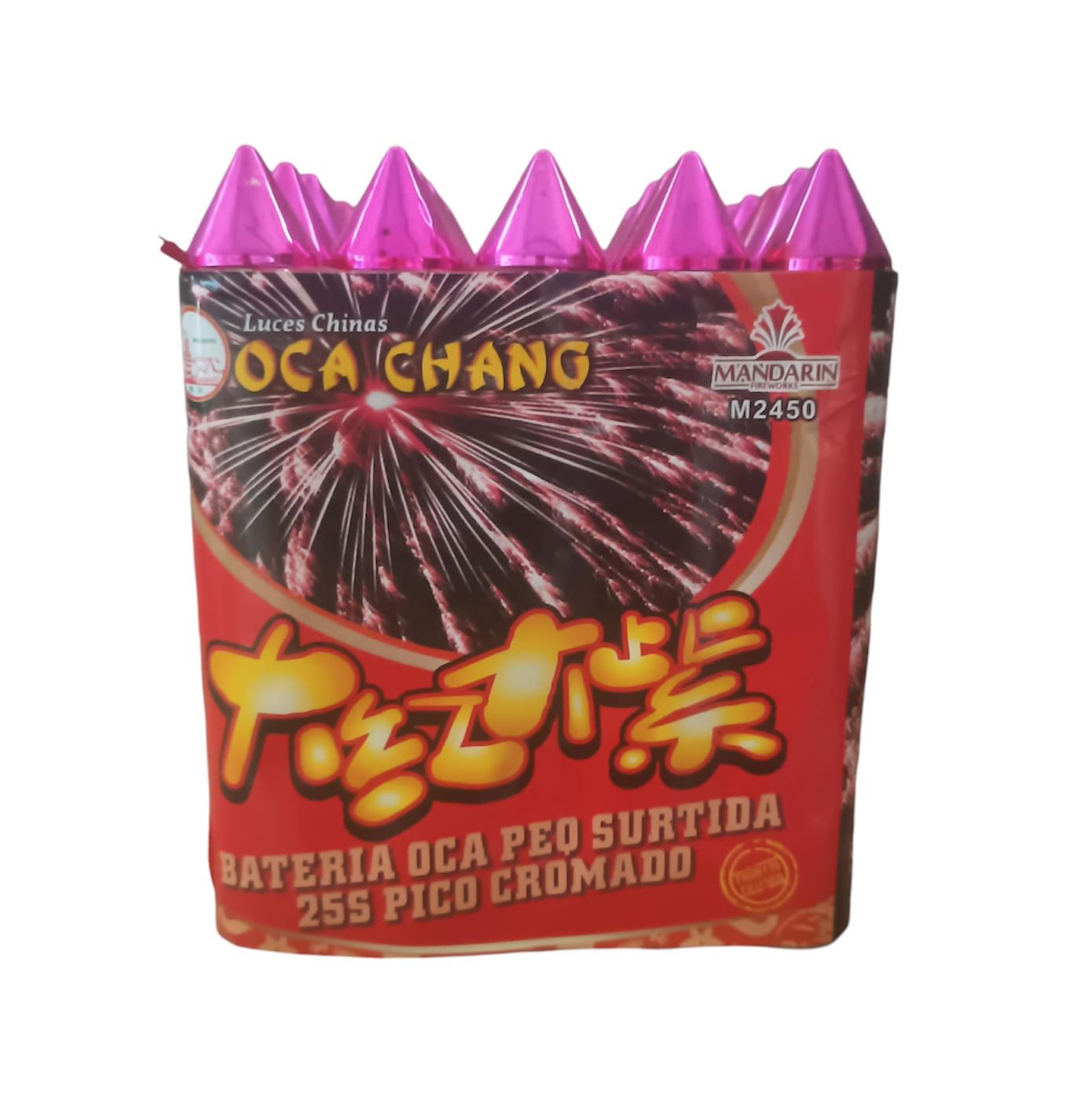 Batería OCA CHANG de 25 Tiros Roja. PEQ.