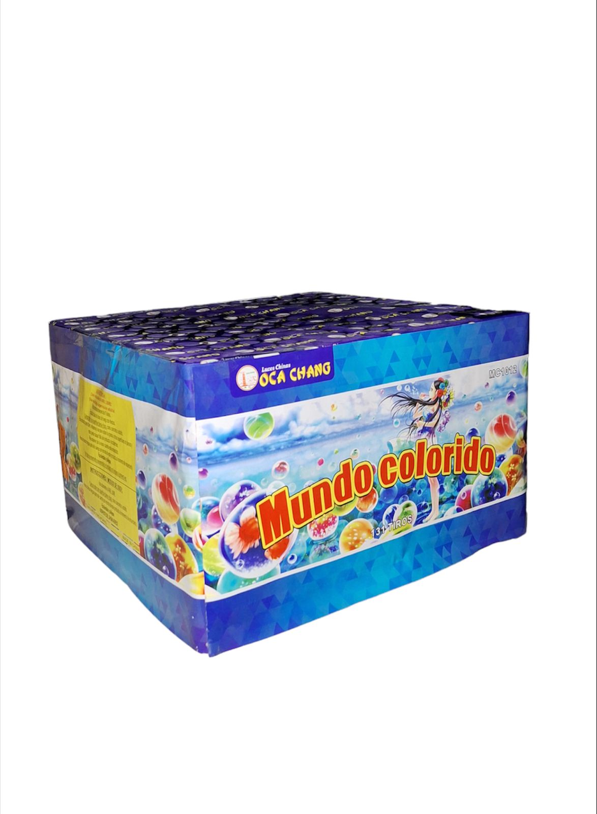 Batería Mundo Colorido OCA CHANG 🌟ESPECIAL🌟 de 131 Tiros 🎆Grado Profesional🎆