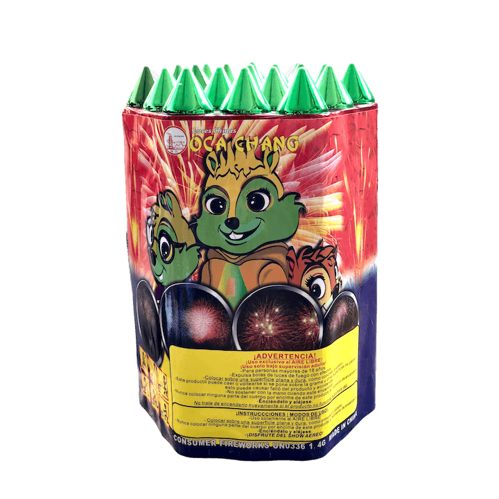 🎇 Bateria OCA CHANG 19s Surtida Cromada | OCA CHANG Esta batería exclusiva de Oca Chang tiene de 19 tiros cromada , Ordena directo y recibe a domicilio, tenemos envíos en Guatemala