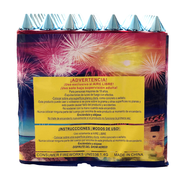 🎇 Bateria OCA CHANG 49s Pico | OCA CHANG Esta batería exclusiva de Oca Chang tiene de 49 tiros Pico, una excelente compra para un evento, cumpleaños o show privado.