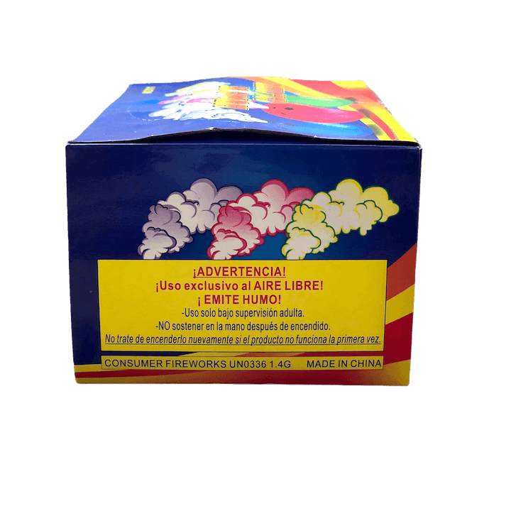 🎇 Humo de Colores | OCA CHANG Una densa columna de humo de color disponible en varios colores que dura 15 segundos. Un juego pirotécnico que no puede faltar.