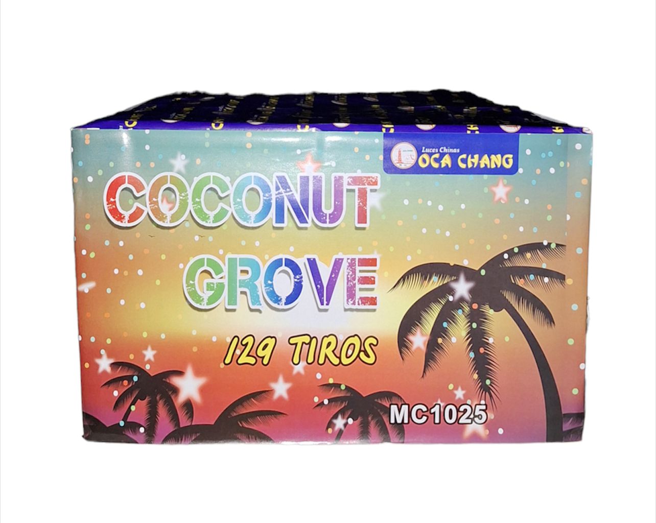 Batería Coconut Groove OCA CHANG 🌟ESPECIAL🌟 de 129 Tiros 🎆Grado Profesional🎆